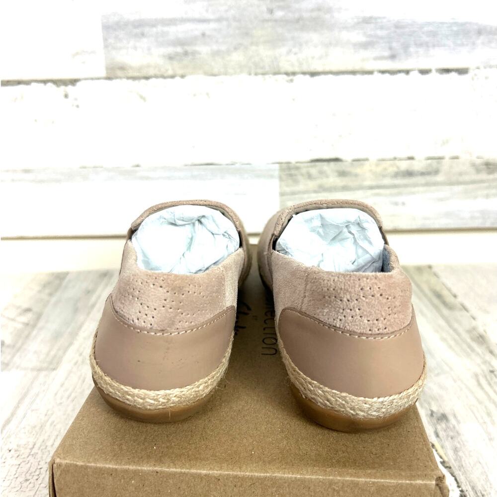Clarks Womens 8 Tan Danelly Rai Suede Slip-On Casual Loafer Comfort Shoe - Picture 5 of 7